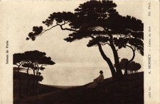 CPA AK Salon de Paris A. MORISET Calme du Soir (702247)