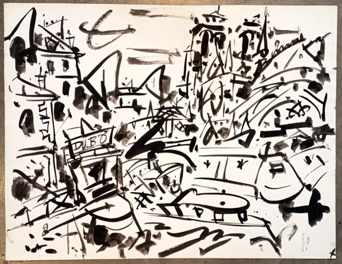 Gen paul encre sur papier - paul, /