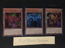 Yu-Gi-Oh!  Lot de 3 Dieux