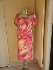 Bel ensemble rose haut et jupe - cérémonie mariage habillé - taille 46 48 