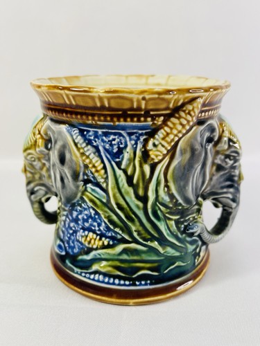 Ancien pot tabac barbotine - ancien,