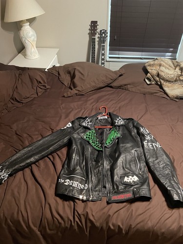 Punk goth rock custom leather - rock,