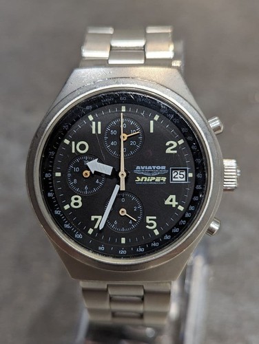 Montre homme aviator sniper - montre,