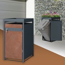Cache-poubelle anthracite