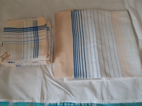 Nappe serviettes coton - 12,
