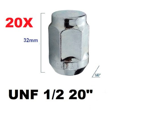 écrous jantes 1 2 - 20, de