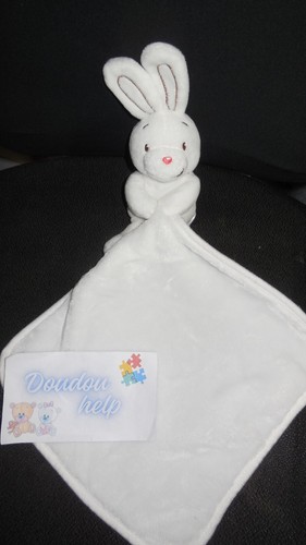 Doudou peluche mouchoir lapin - doudou,