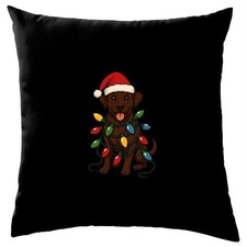 Coussin Labrador Chocolat