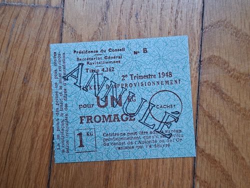 Rationnement ticket - -,