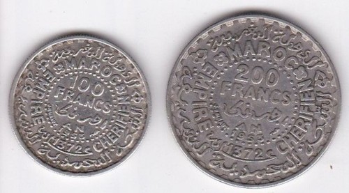 Maroc 100 francs et - maroc,