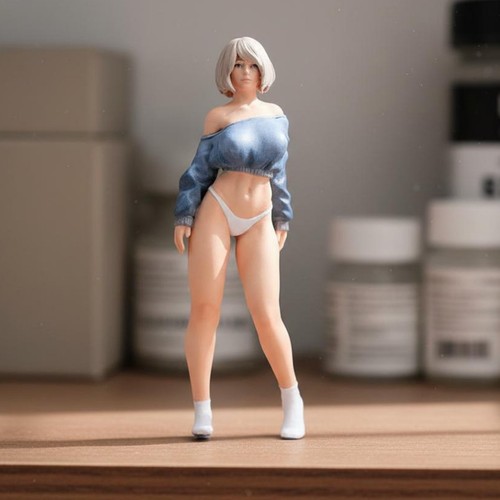 Figurine femme peinte peint - femme, à