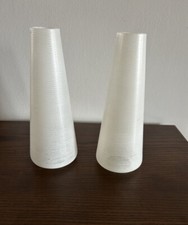 GLOBES ABAT-JOUR EN VERRE  ART DECO POUR APPLIQUE LUMINAIRE