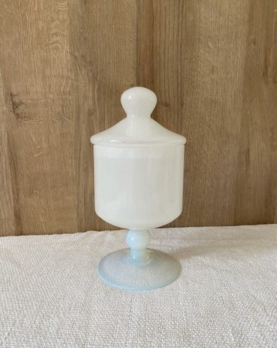 Bonbonnière verre opalin - bonbonnière,