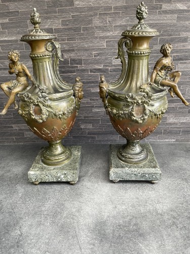 Paire cassolettes anciennes - cassolettes,