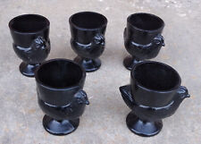 lot 5 ancien coquetier noire