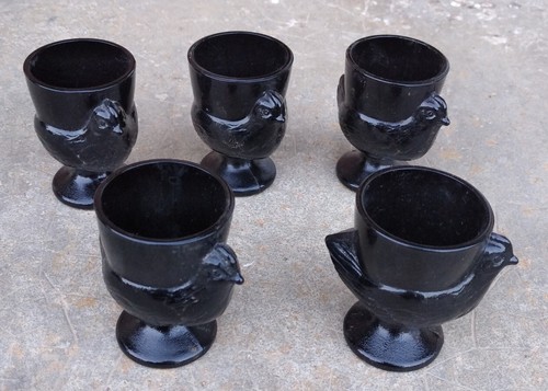 Lot ancien coquetier noire - lot,