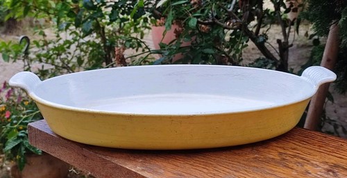 Ancien grand plat gratin - plat,