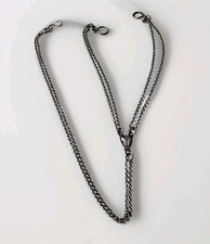 Ancienne Chaine En Argent Massif Pour Clavet Montre Gousset