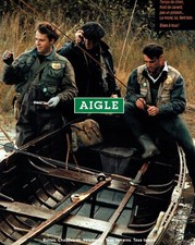  publicité Advertising 0522 1993    Aigle  bottes vetements   temps de chien   