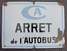 Plaque émaillée ancienne CA