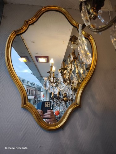 Ancien miroir baroque - ancien,
