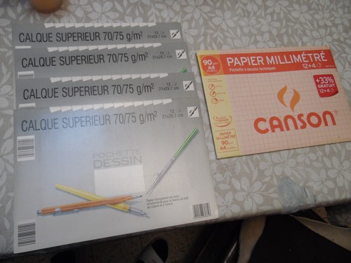 Lot poche papier calque - lot,