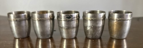 Verres liqueur vermeil - liqueur, en