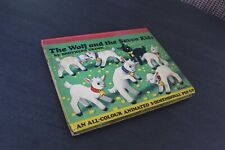 (150) Livre animé POP UP The wolf and the seven kids Brothers Grimm Kubasta 1966