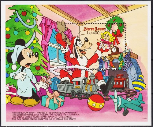 Sierra leone 1990 noël - sierra,