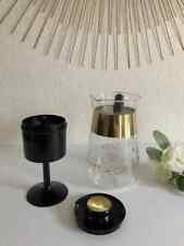 1 ⚜️ Ancien Percolateur à Café en Verre Corning Cafetière Vintage Hauteur 20 Cm