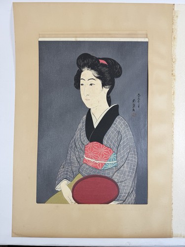 Estampe japonaise sur bois - , «
