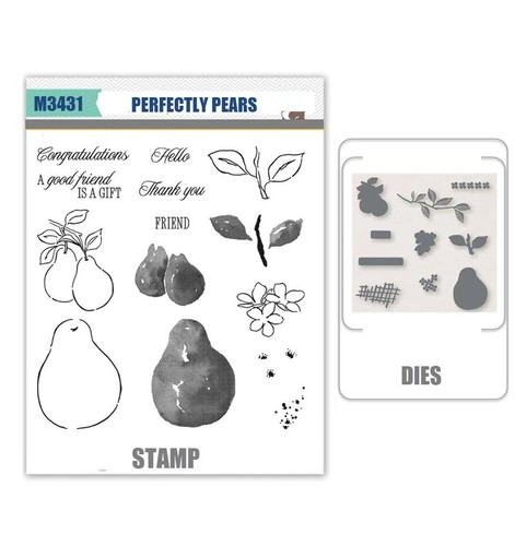 Perfectly pears stamps and - perfectly,