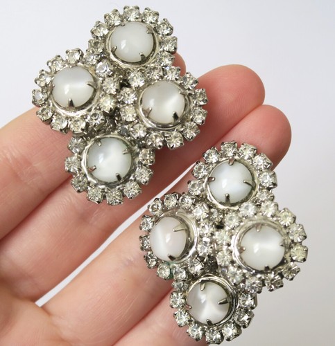 Vintage moonstone look clear - vintage,