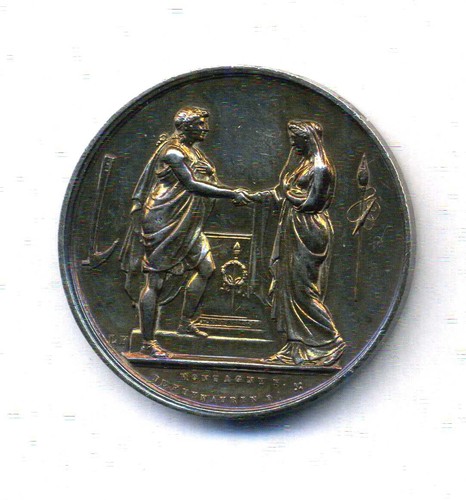 Médaille mariage argent - de,