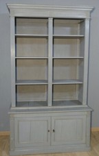 Bibliothèque Ouverte De Style Néoclassique En Bois Peint Gris Buffet Louis XVI