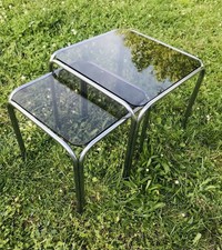 table basse gigogne verre