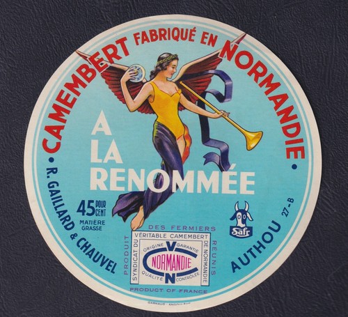 Ancienne étiquette fromage - étiquette,