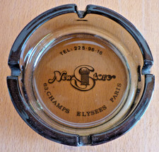 - Cendrier Publicitaire - NEW STORE - Champs Elysées Paris - Verre fumé