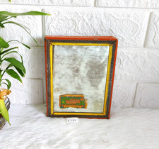 1930s Vintage Johnny Étain Cadre Miroir Ancien Collection Vanité Accessoire Rare