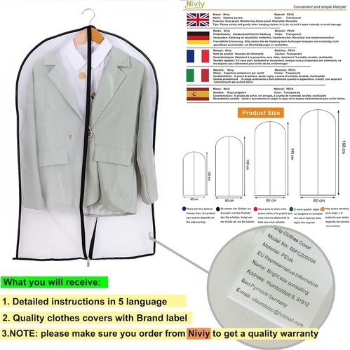 Housses vêtements suspendre - housses,