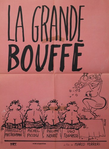Grande bouffe affiche - "la, bouffe"