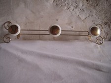 VESTIAIRE MURAL METAL DORE - CIRCA 70 -