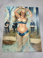 TABLEAU PEINTURE HUILE SUR