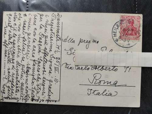 Italie 1910 timbre 86 - ,