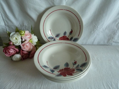 Assiettes creuses moulin - assiettes,