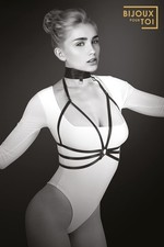 Harnais tour de cou Julia BDSM
