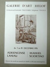 MARKIEL Jacob Affiche originale 76 Stéphane SCIORTINO LANIAU Lodz Pologne Poland