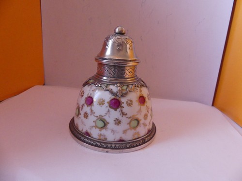 Encrier xix eme - encrier, porcelaine