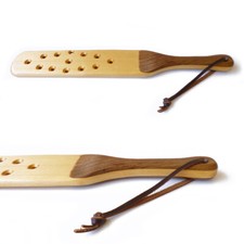 Martinet Battoir Tapette Ajourée Fetish Bois Erable et Noyer 40cm