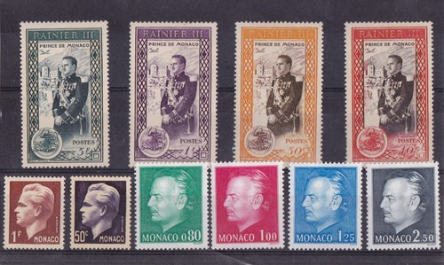 Monaco lot timbres - monaco,